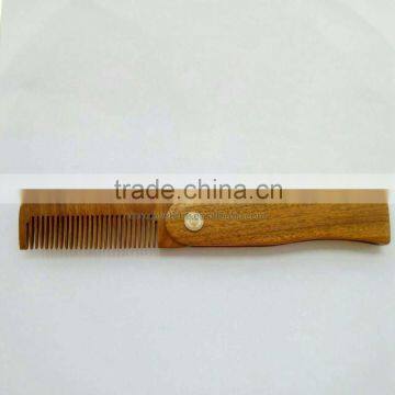 Popular Foldable Personalized Hair Comb Wooden photo-3