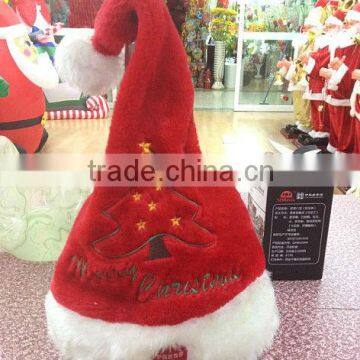 Dancing christmas hat,electric santa hat,