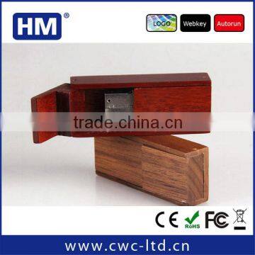 OEM engraving logo wood usb flash drive