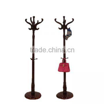 Living rooms western furniture standing antique wooden coat rack for sale