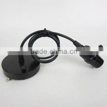 E26 Bakelite Hanging Lamp With Metal Ceiling Rose photo-3