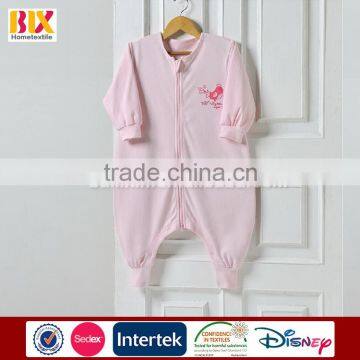 hebei textile colorful cotton kids sleeping robes with zip