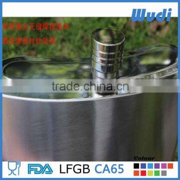 metal material stainless steel hip flask HF326