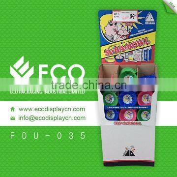 Customized CMYK Corrugated Paper Cosmetic Displaying Stands for Make Up Shops                        
                                                Quality Choice
