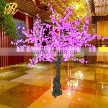 2015 New Electric plastic cherry blossom tree lobby decoration products