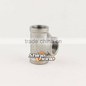 Stainless Steel 304 Tee - 1/2"NPT, Homebrew Hardware, Pump fitting