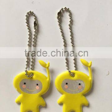 Cheap Soft Pvc Reflective Cartoon Keychains