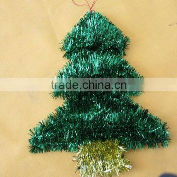 12x16cm/8x13cm PET Classic Tree Christmas Hanging Decoration photo-2