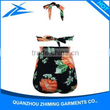 Fashionable Design Girl Bikini Swimwear 2016 With Custom Pattern