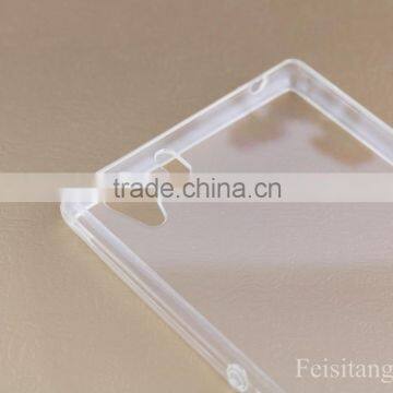 Mobile Phone Back Cover Case for Sony Xperia z1 L39h Transparent Back Cover photo-4