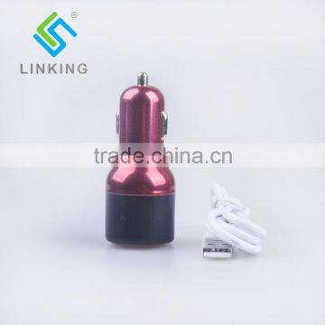 Factory Sale 5V 2A USB Car Charger For iPhone iPad iPod Android