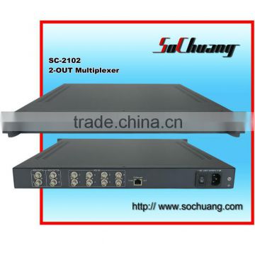 SC-2101 8 inputs, 4 outputs MPEG2/MPEG4/H.264 multiplexer