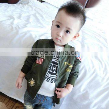 Korea Style Kid Boy Clothes Autumn One Piece Children's Coat Of Child Clothes