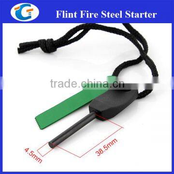 Small Outdoor Survival Kit Flintstick Fire Starter Buckle