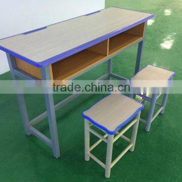 Double School Desk Adjustable School Desk and Chair Modern School Furniture HXZY057 photo-5