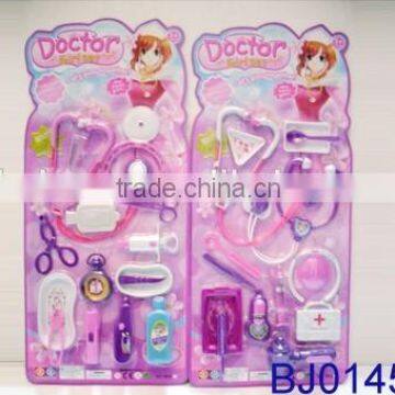 cheap wholesale plastic toy pink kids doctor kit