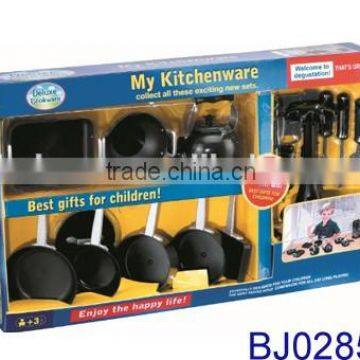 Make your own food with black cooking tools kicthen playset