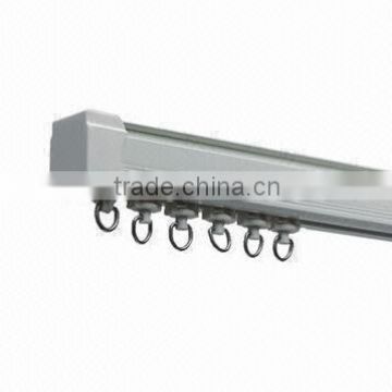 quiet design extruded aluminium material curtain rail