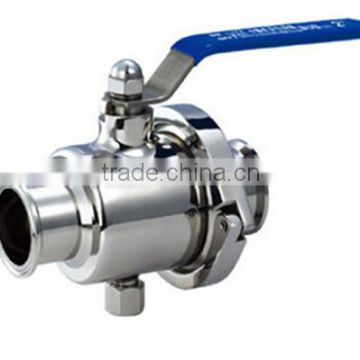 SUS304 Sanitary triclamp Non-Retention Ball Valve