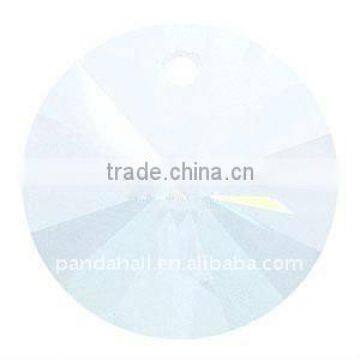 6428 Xilion Rivoli Pendant, Austria Crystal, 001_Crystal, 6mm in Diameter(SWAR-6428-6MM-001)