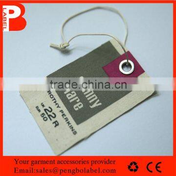 hot factory custom fabric hang tag for clothing