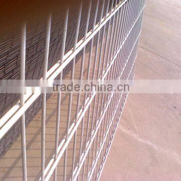 High strength pvc coated wel mesh fence,square hole double fencing for sale,ISO:2008,SGS,CE,20 years factory