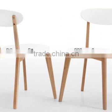 Soild Oak wood legs dinning chair