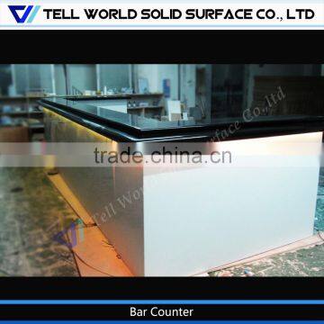 Rectangle modern appearance led salad bar counter with cabinet
