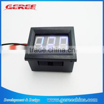 Mini digital DC 3-30v BLUE LED Auto Car Truck Voltmeter Gauge volt Panel Meter