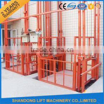 1.5T 4.5M Vertical Hydraulic Warehouse Cargo Lift With CE