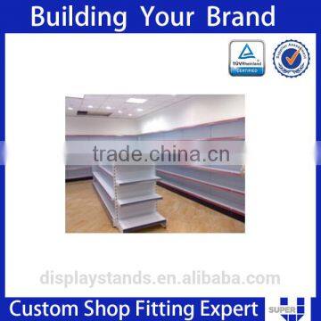 2015 Customized shop fitting accessories white mdf shelf board