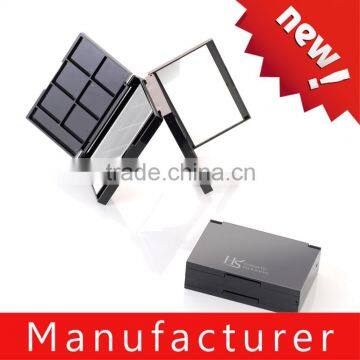 Two set 10 color empty eyeshadow palette container with mirror