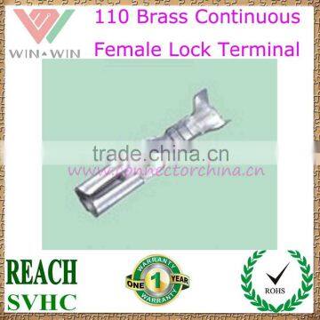 Wholesales Continuous 110 Female Lock Terminal