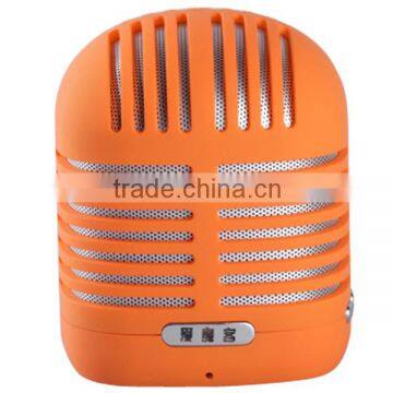 2015 New Products Portable Mini Bluetooth Speakers Metal Steel Wireless Smart Hands Free Speaker With FM Radio Support SD Card