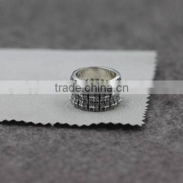 Vintage style silver ring