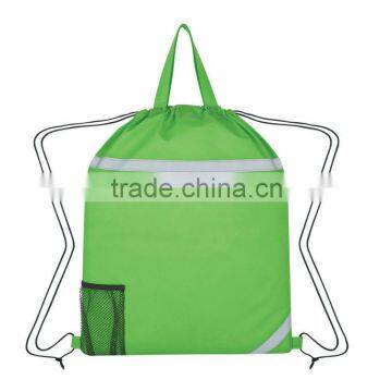 Reflecto-Insulated Drawstring Backpack-Lime Green