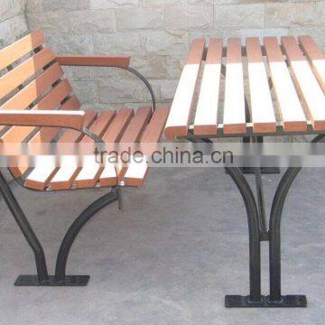 Picnic bench and table outdoor wooden table and bench