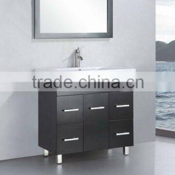 Market Hot Sell Double Sink Modern Bathroom Cabinet Set MJ-3012