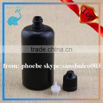 Black pe Plastic Bottle for e Liquid e Liquid Bottle With 50ml pe Nail Polish Bottle Red Child Proof and Tamper Proof Cap photo-3