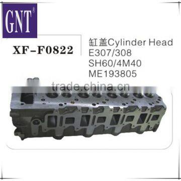 excavator cylinder head for SH60 E307 E308 4M40