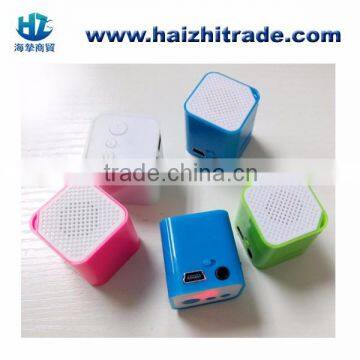2015 newest mini cube mp3 player with built in speaker mp3 player