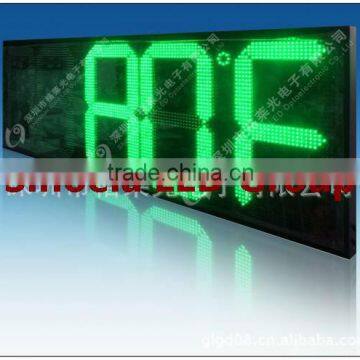 5" 88:8C/F Red LED led time and temperature signs