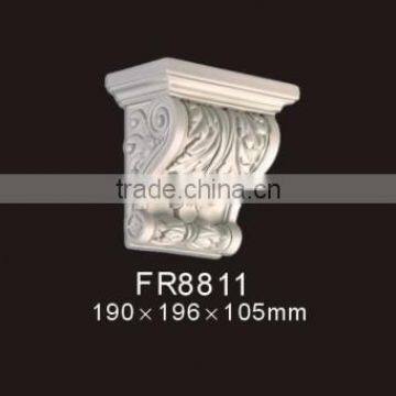 FR8811 PU Exotic Corbels / Building Decoration / White European PU Exotic Corbels