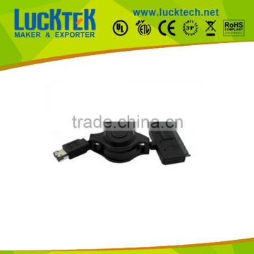 SATA CABLE, Retractable power eSATA to SATA 22pin,HIGH QUALITY