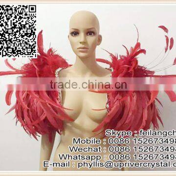 Green Samba Costume Feather Wings Red Wings White Carnival Feather Wings