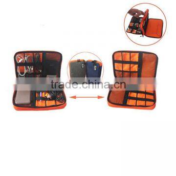 New Fashion Double Layer Cable Organizer Travel Bag Usb Cable Packaging Hard Drive Bag photo-3