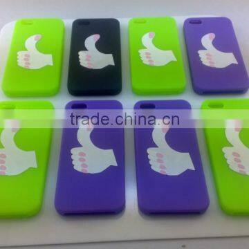 Silicone mobile phone case for iPhone 5S