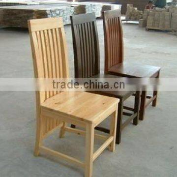 Modern high back wooden design restaurant dining chair