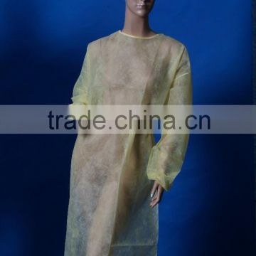 Disposable nonwoven patient gown