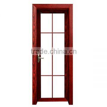 Factory cheap price aluminum doors double tempered glass single door design